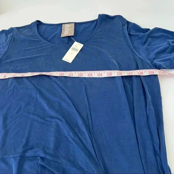 Anthropologie Dolan Blue Sanibel Tie-Waist Stretchy Sheath Dress L - Picture 11 of 11